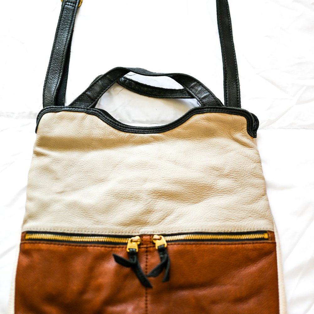 Fossil Leather Handbag